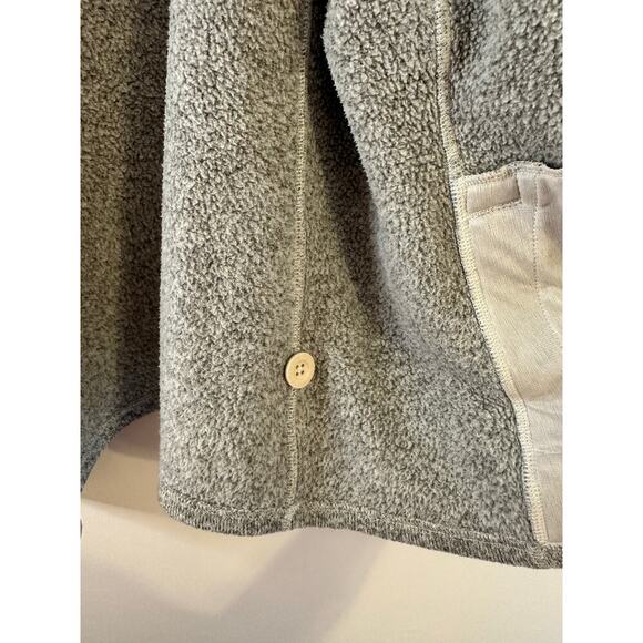 The North Face Womens Crescent Full Zip Button Detail Grey Jacket Size Large - Picture 9 of 9